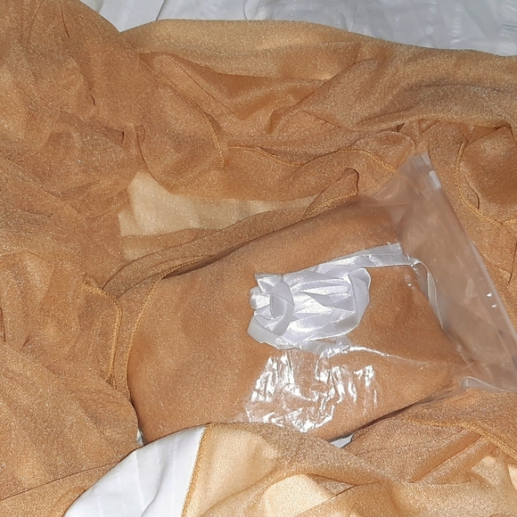 Champagne gold chiffon runners - Picture 2 of 4